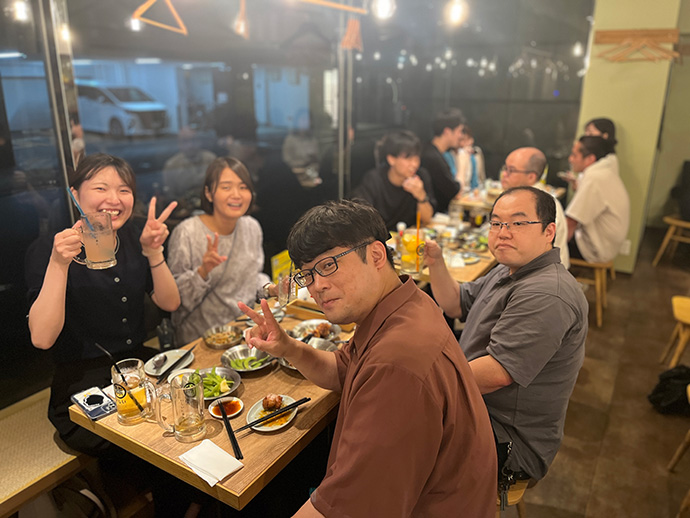 懇親会乾杯